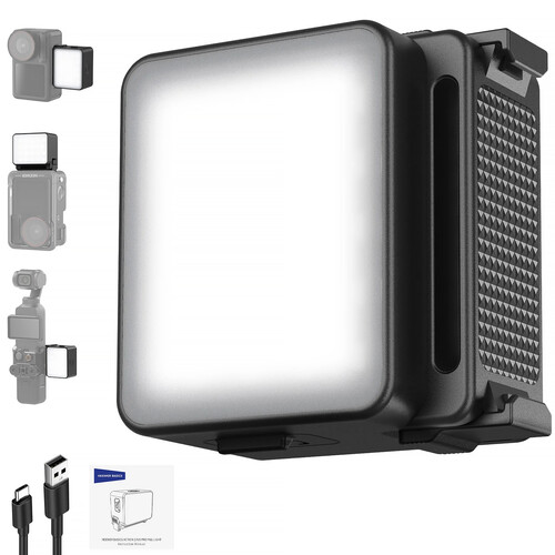 نور نیور Neewer BASICS M20 Magnetic Daylight LED Light for DJI Osmo Action 3/4/5 Pro